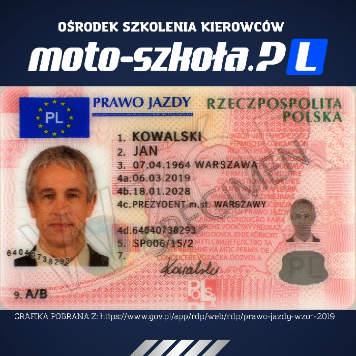 Dokument prawa jazdy